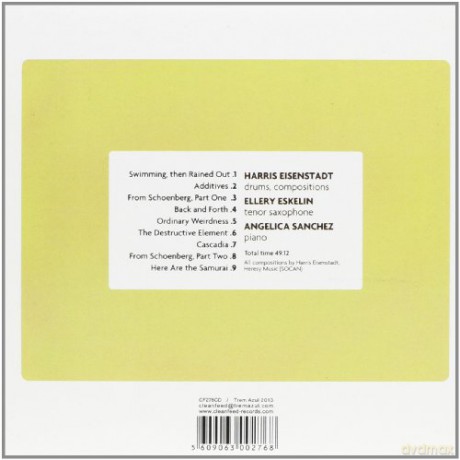 Harris Eisenstadt September Trio: The Destruictive Element [CD]