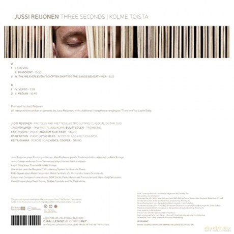 Jussi Reijonen: Three Seconds - Kolme Toista [Winyl]