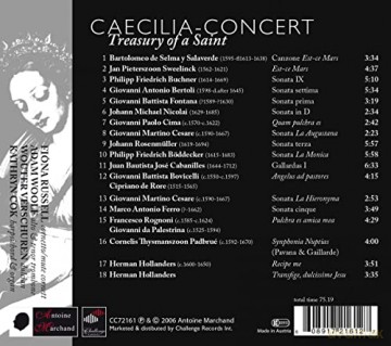 Caecilia Concert: Treasury Of A Saint [CD]