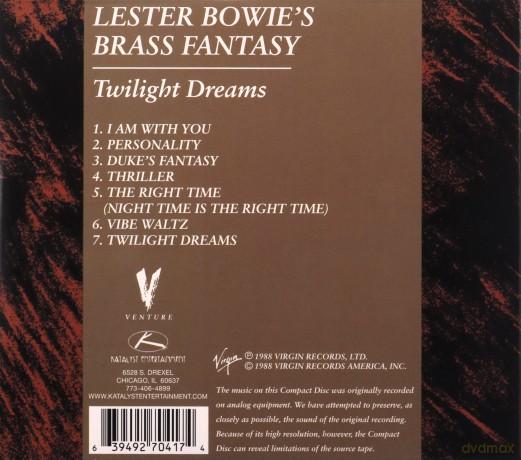 Lester Bowies Brass Fantasy: Twilight Dreams [CD]
