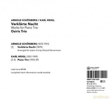 Osiris Trio: Verklarte Nacht - Works for piano trio [CD]