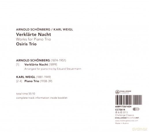 Osiris Trio: Verklarte Nacht - Works for piano trio [CD]