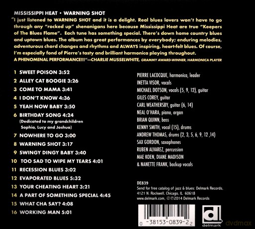 Mississippi Heat: Warning Shot [CD]