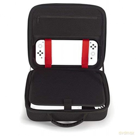 Bigben Storage Case Black Hard Case for Switch Including Docking Station Compatible with Switch Lite/OLED