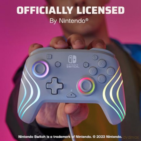 PDP Afterglow Wave Wired Controller Grey Switch