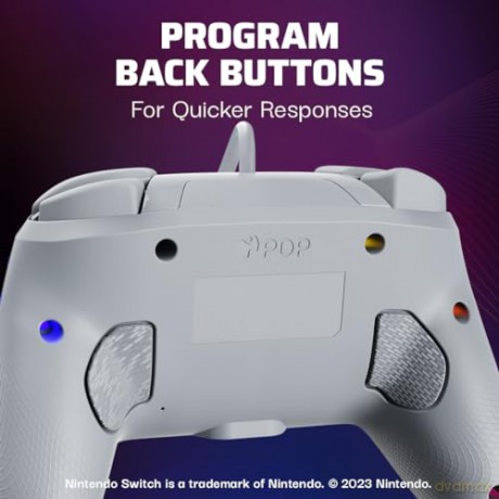 PDP Afterglow Wave Wired Controller Grey Switch