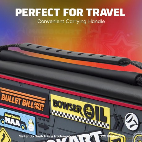 PDP Deluxe Travel Case Mario Kart Averts Licensed Switch