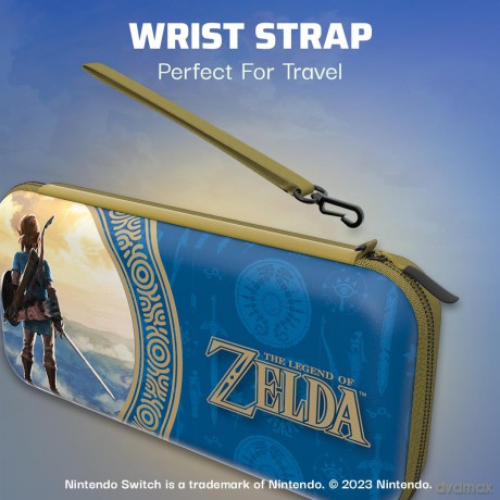 PDP Deluxe Travel Case Zelda Hyrule Blue Licensed Switch