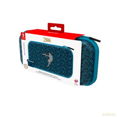 PDP Deluxe Travel GLOW Case Zelda Link Licensed Switch