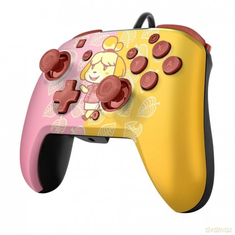 PDP Faceoff Deluxe Audio Wired Controller Isabelle Licensed Switch