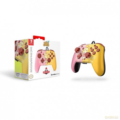 PDP Faceoff Deluxe Audio Wired Controller Isabelle Licensed Switch