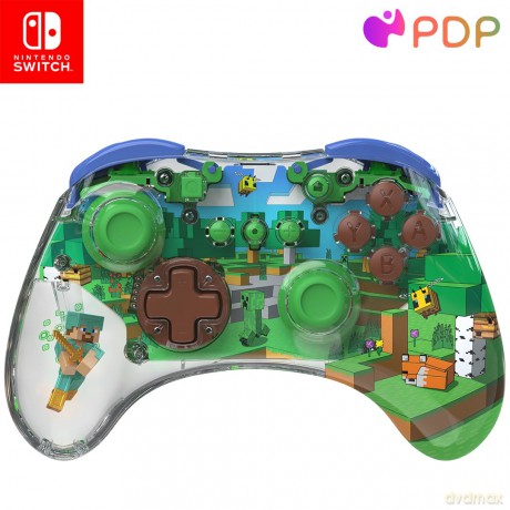 PDP REALMz - Wireless Controller - Minecraft Forest Biome