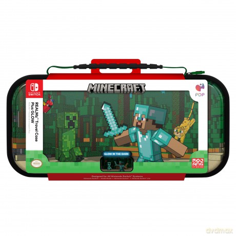 PDP Travel Case Plus GLOW - Minecraft Forest Battle