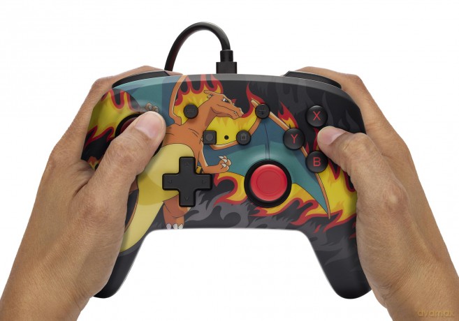 PowerA Enhanced Wired Controller - Charizard Firestorm (Nintendo Switch)