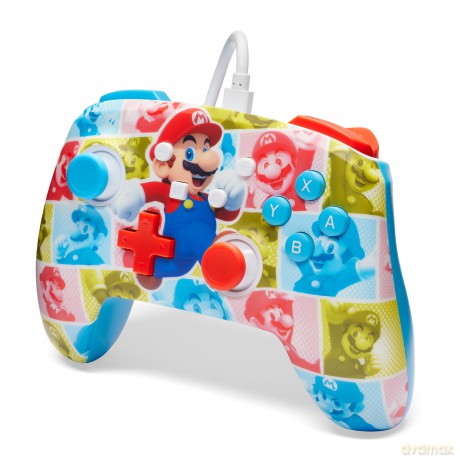 PowerA Enhanced Wired Controller - Mario Hero Reel (Nintendo Switch)