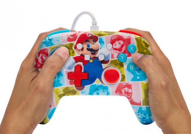 PowerA Enhanced Wired Controller - Mario Hero Reel (Nintendo Switch)
