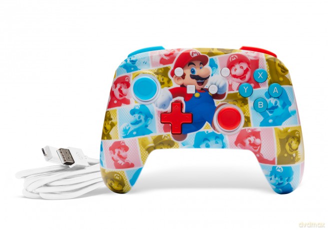 PowerA Enhanced Wired Controller - Mario Hero Reel (Nintendo Switch)