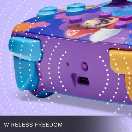 PowerA Enhanced Wireless Controller - Color Splash Heroes Nintendo Switch)