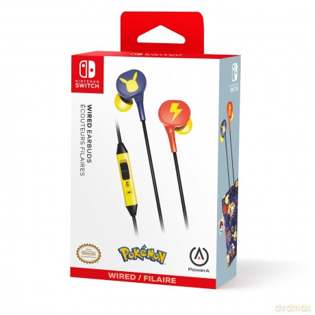 PowerA NSW Wired Earbuds - Pokemon Pikachu Blossom
