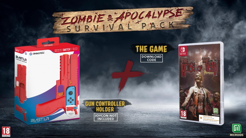 Zombie Survival Pack: House of the Dead Remake & Blaster (Code in Box) [GRA SWITCH]