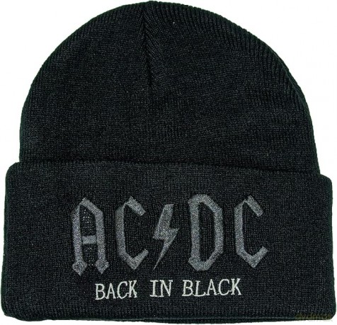 AC/DC Back In Black Beanie