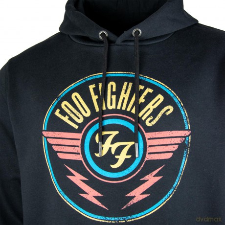 Foo Fighters Air Amplified Black Large Hoodie Sweatshirt
