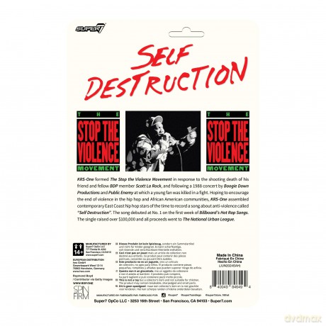Krs-1 Reaction Figures Wave 02 (Tbd) - Krs-1 (Self Destruction)