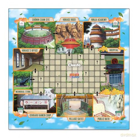 Naruto Cluedo werja anglojęzyczna