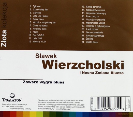 Sławek Wierzcholski i Nocna Zmiana Bluesa: Złota Kolekcja [CD]