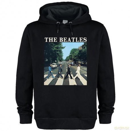 The Beatles Abbey Road Amplified Black Small Hoodie Sweatshirt