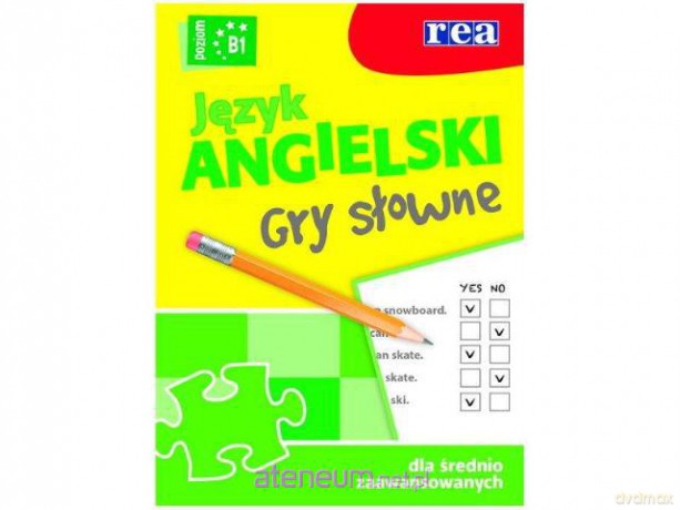 Język angielski - gry słowne (poziom B1) [KSIĄŻKA]