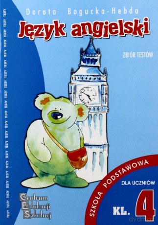Język angielski - testy SP 4 CES WZ [KSIĄŻKA]