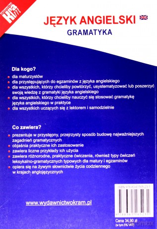 Język angielski Gramatyka [KSIĄŻKA]