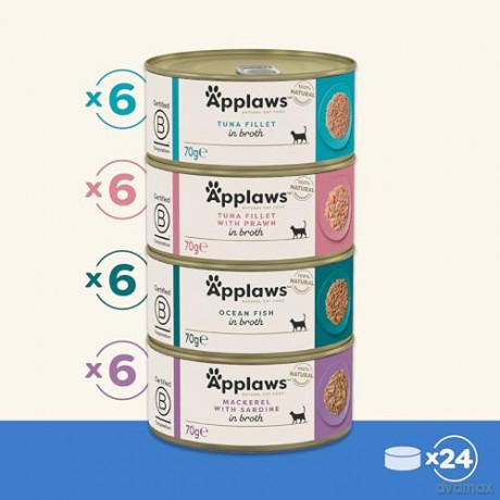 Applaws - Multipack Fish Broth Selection - 24x70g