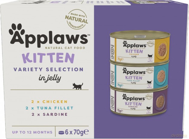 Applaws - Multipack Kitten Variety Jelly Selection - 6x70g