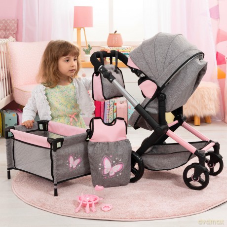 Bayer - Dolls pram Xeo mega set (17033AD)