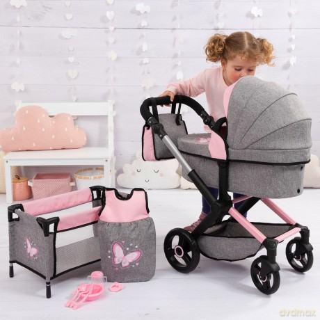 Bayer - Dolls pram Xeo mega set (17033AD)