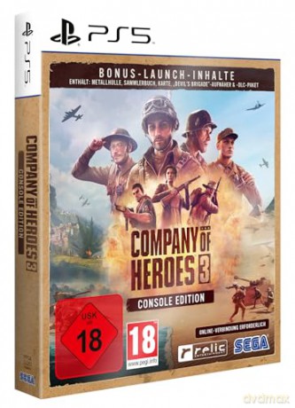 Company of Heroes 3 - Steelbook (Launch Edition) (DE/Multi in Game) [GRA PS5]