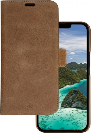 Etui z klapką Dbramante1928 - Lynge - iPhone 12/12 Pro 6.1 - Tan