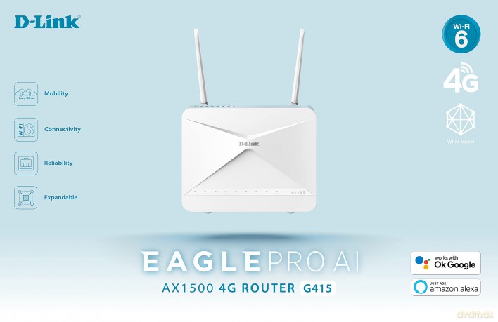 D-Link - EAGLE PRO AI AX1500 4G Smart Router