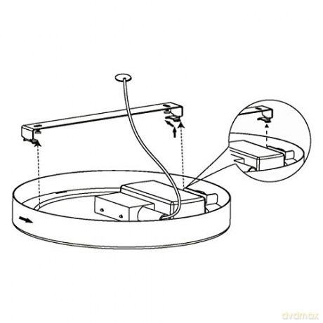 EGLO - FUEVA 5 CEILING - WHITE - 285 mm