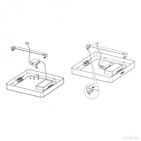 EGLO - Fueva-Z ceiling light white 28.5x28.5 - TW - Zigbee, Bluetooth