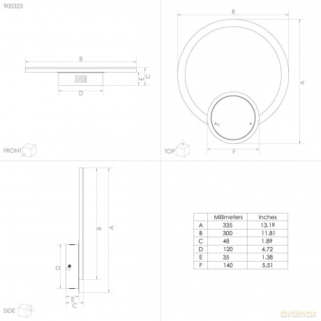 EGLO - Paranday-Z ceiling lamp circle black 34x30 - TW - Zigbee, Bluetooth