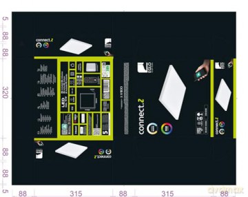 EGLO - Turcona-Z panel white 30x30 - RGB + TW - Zigbee, Bluetooth