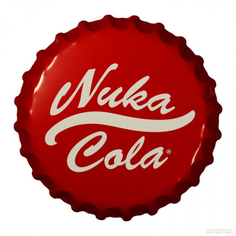 Fallout Nuka-Cola Bottle Cap Tin Sign [FIGURKA]