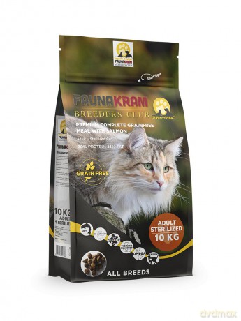 Faunakram - Premium Grainfree Meal with Salmon - 10kg
