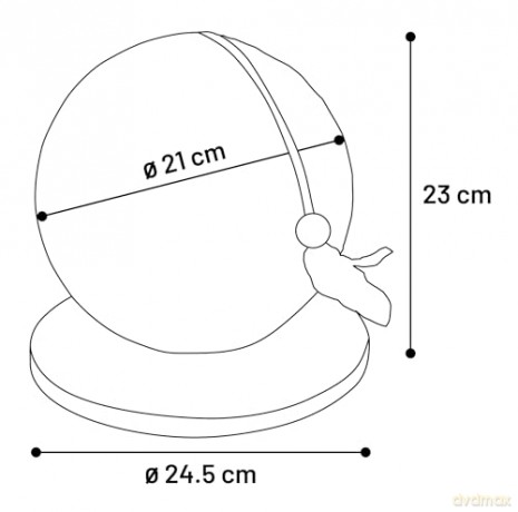 FLAMINGO - Scratching Ball Estrella - Brown - 21cm