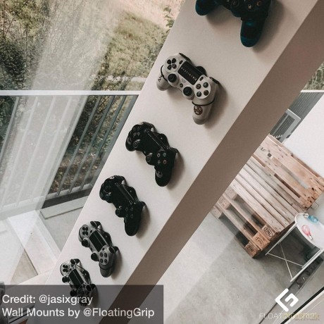 Floating Grips Playstation Controller Wall Mount
