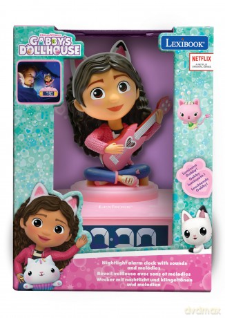 Gabby's Dollhouse - Alarm Clock with Night light and sounds (80114) [FIGURKA]