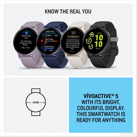 Garmin - vivoactive 5, GPS, WiFi, Orchid/Orchid Metallic
